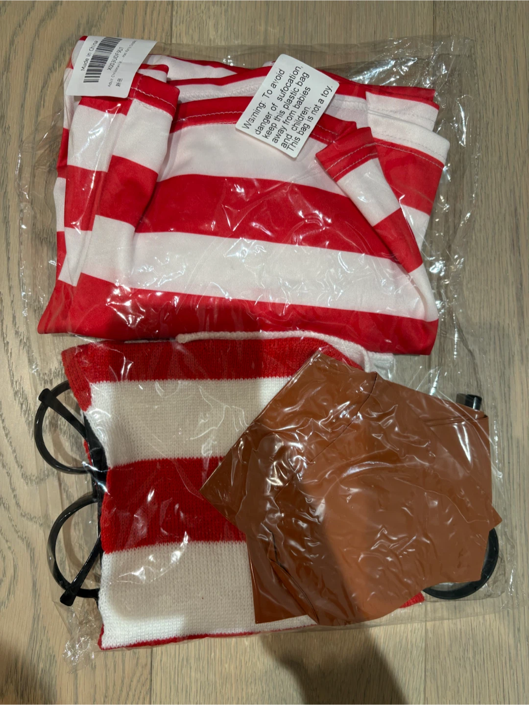 Halloween Where's Waldo Costume Set - Large - photo 2