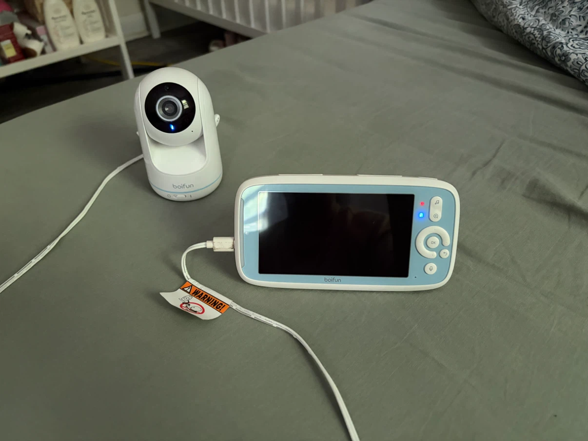 BOIFUN 5" Baby Monitor 360° Video Camera