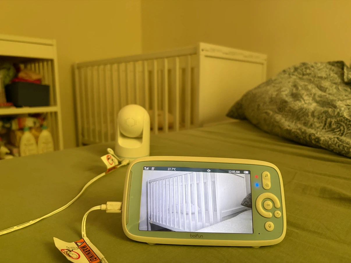 BOIFUN 5" Baby Monitor 360° Video Camera - photo 3