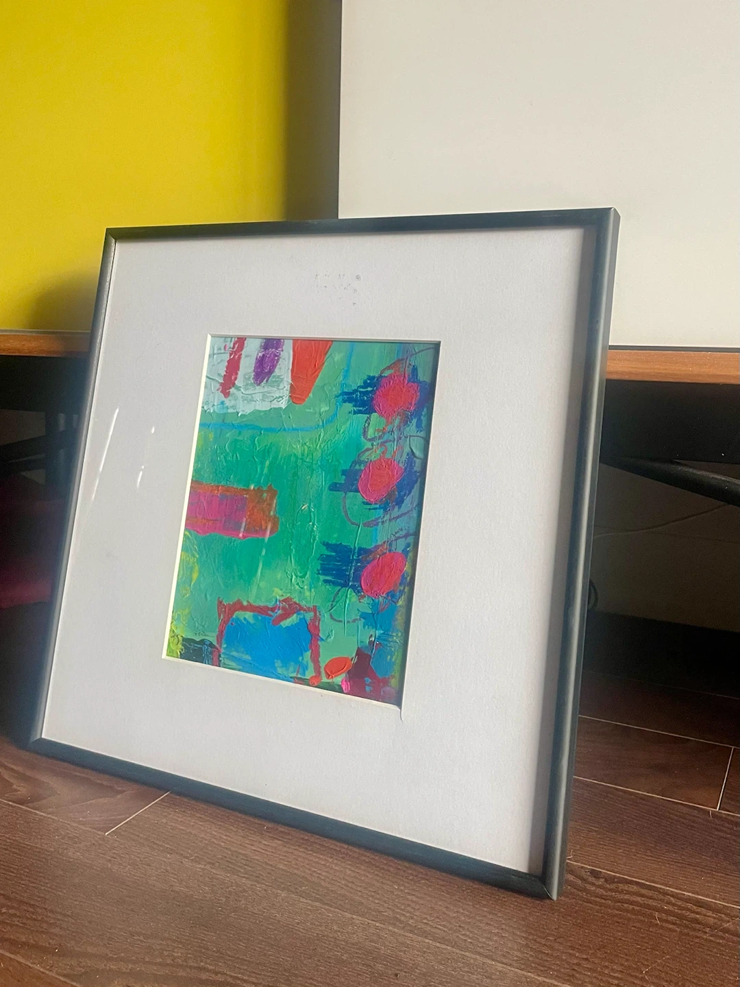 Mixed Media Abstract on Paper - photo 2