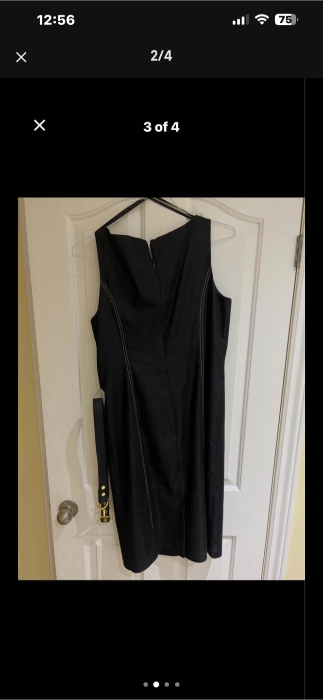 Melanie Lyne Black Sleeveless Dress Size 12 - photo 2