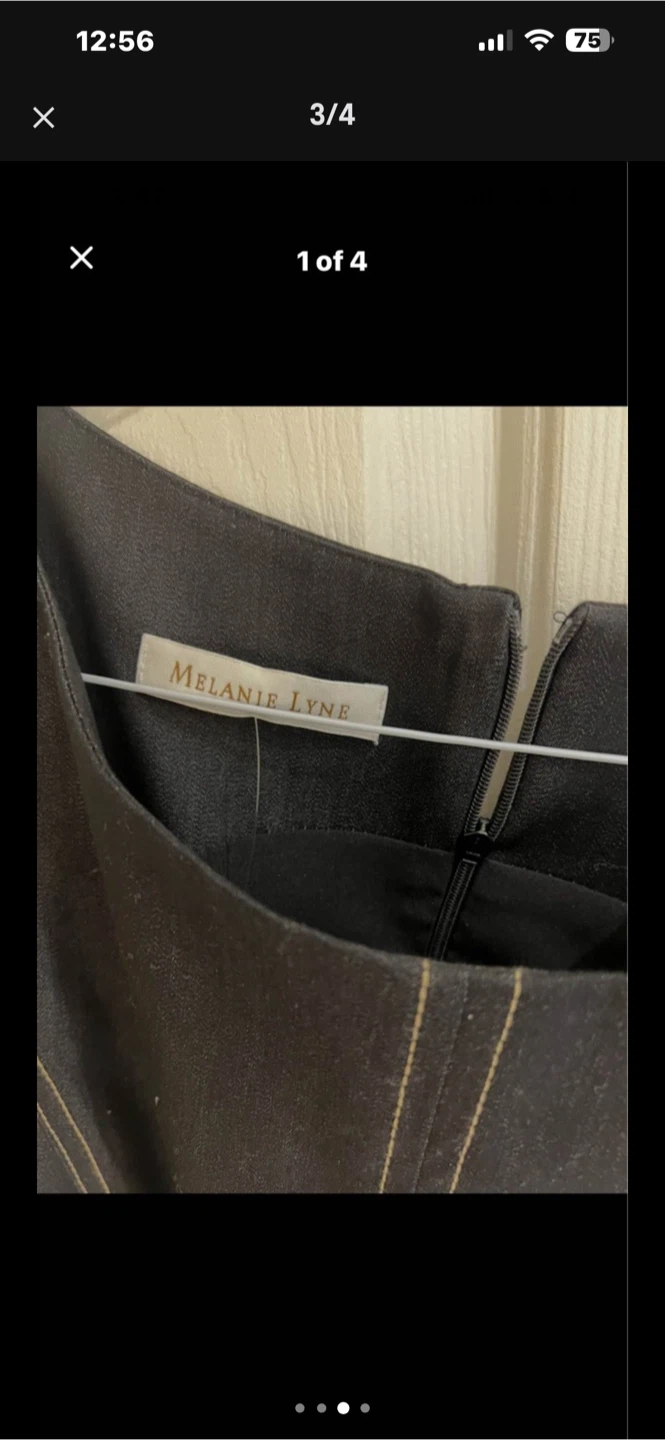Melanie Lyne Black Sleeveless Dress Size 12 - photo 3