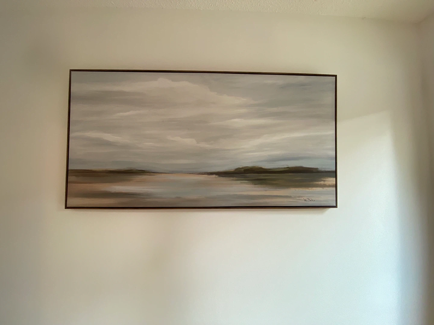 Large Framed Landscape Canvas Art Print