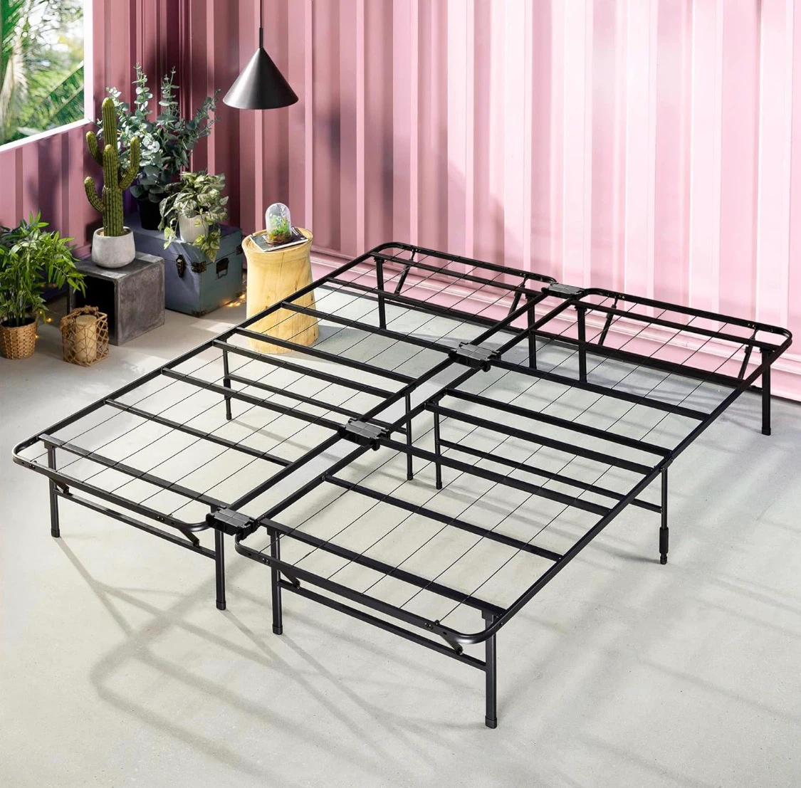 Zinus mattress foundation bed frame