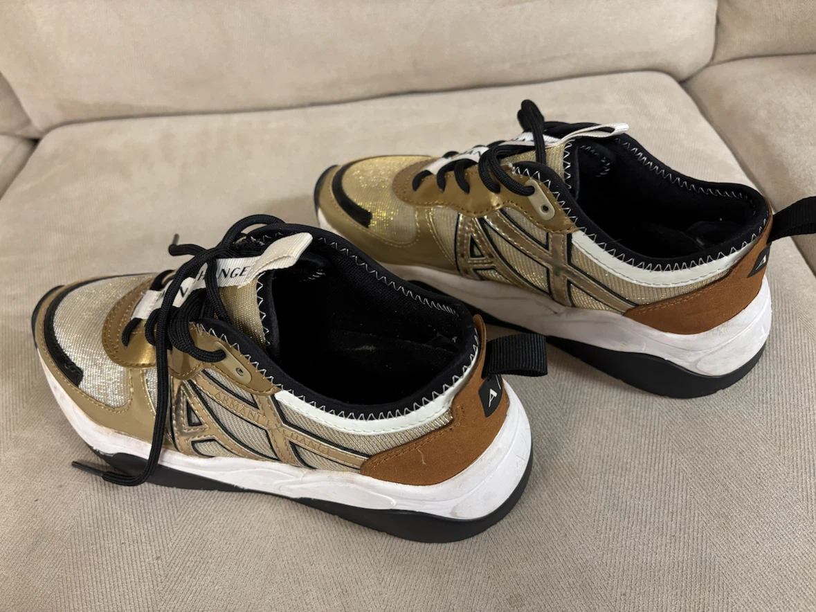 Armani Exchange Gold Sneakers - photo 2