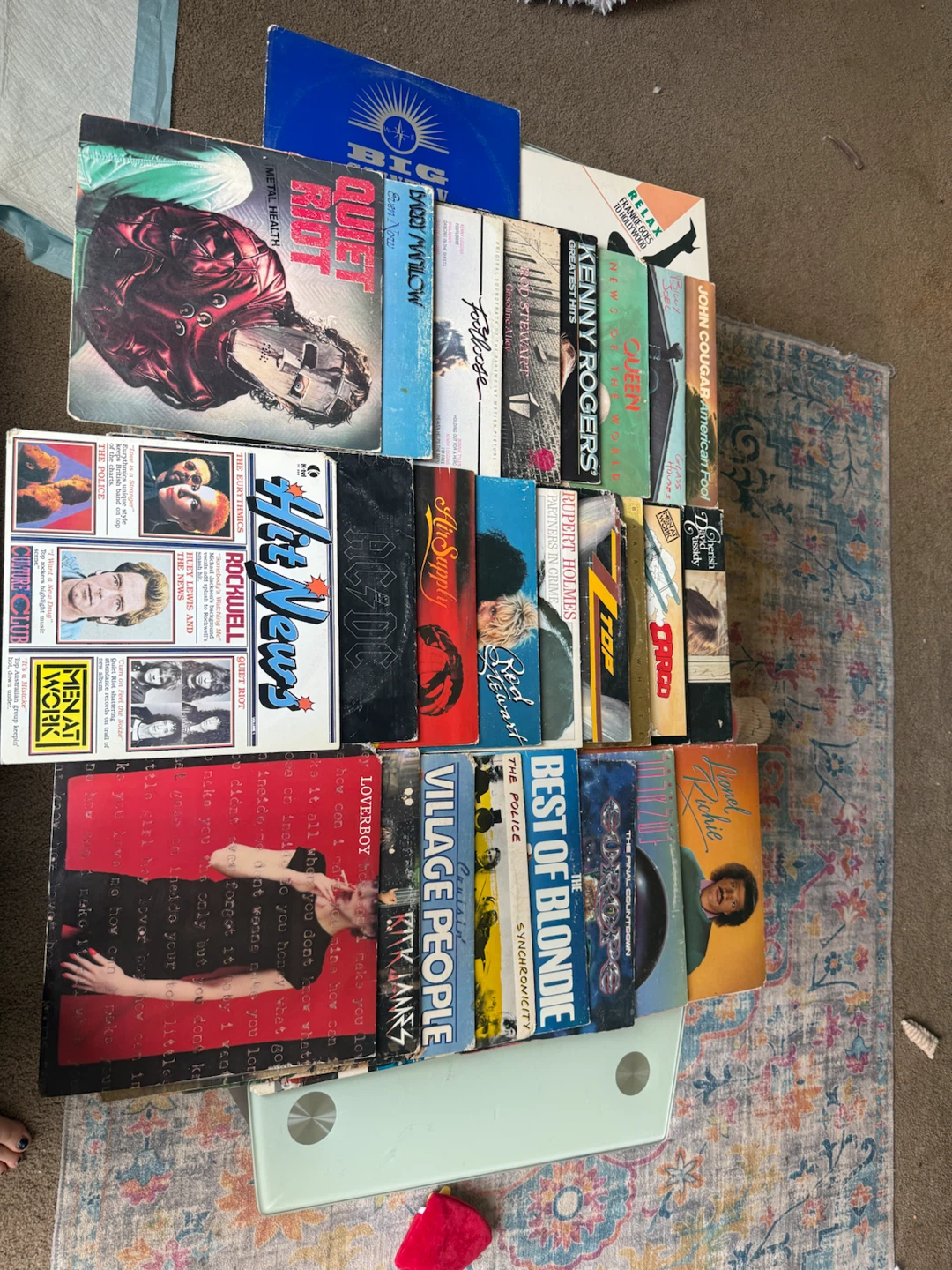Assorted Vinyl Records Collection