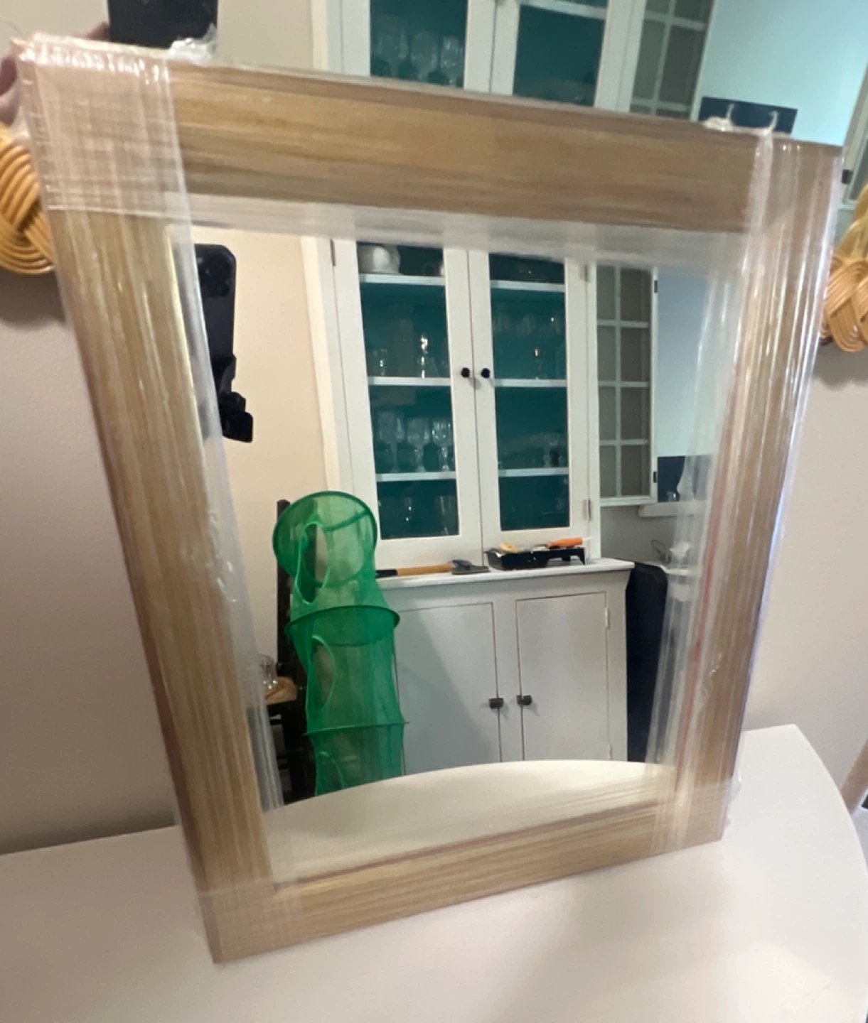 Metallic Gold Framed Mirror (13.5" x 17")