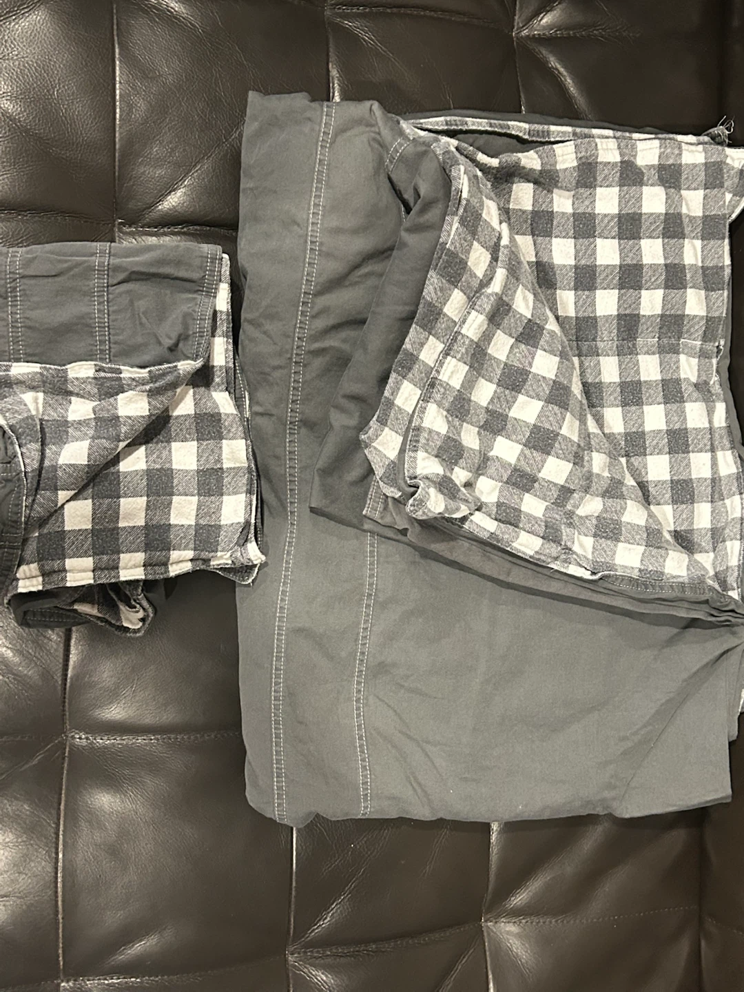Eddie Bauer twin sized duvet cover set