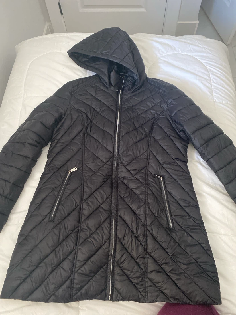Nautica Black Puffer Coat