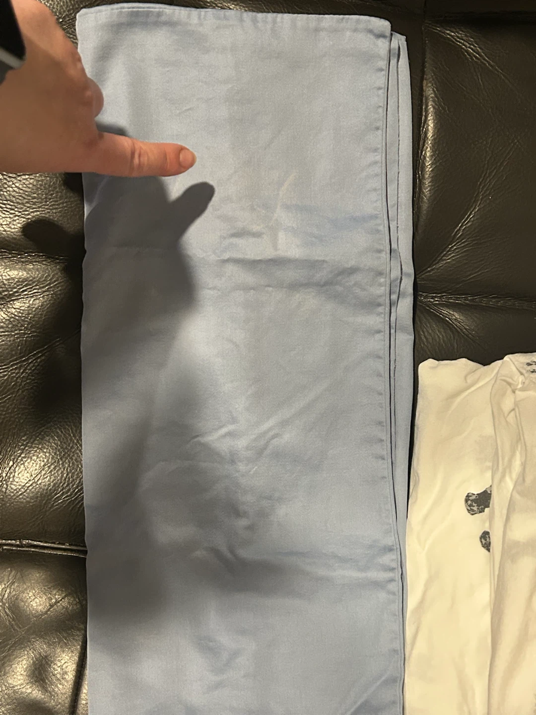Blue Threshold brand twin sized bed sheets - photo 2