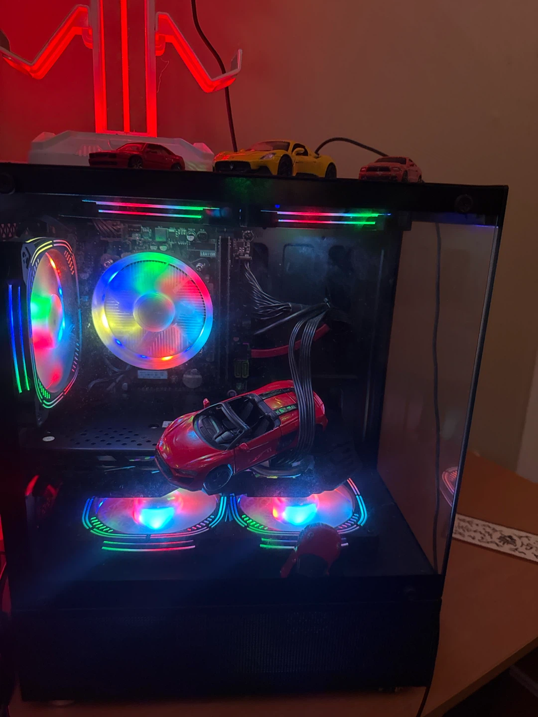 Gaming PC + Z790 Motherboard + AIO + Racing Wheel