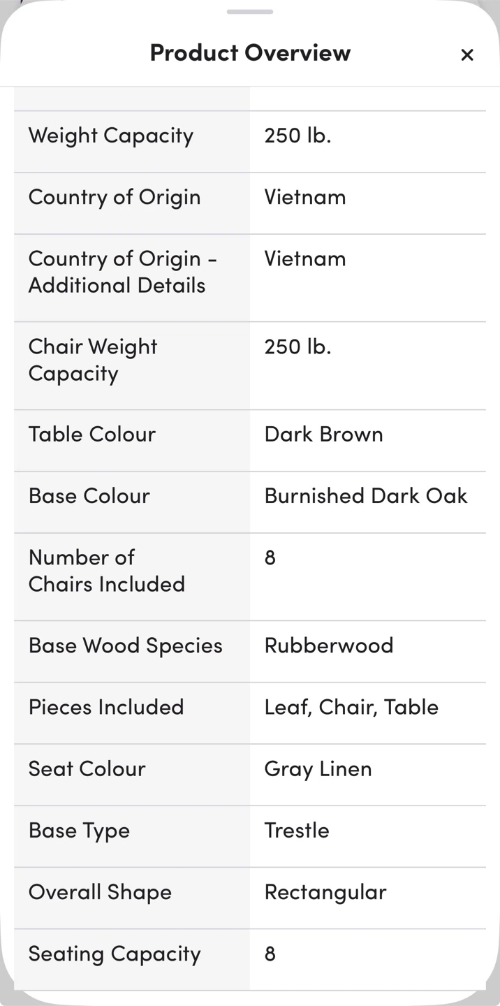 Dining table and chairs - photo 4