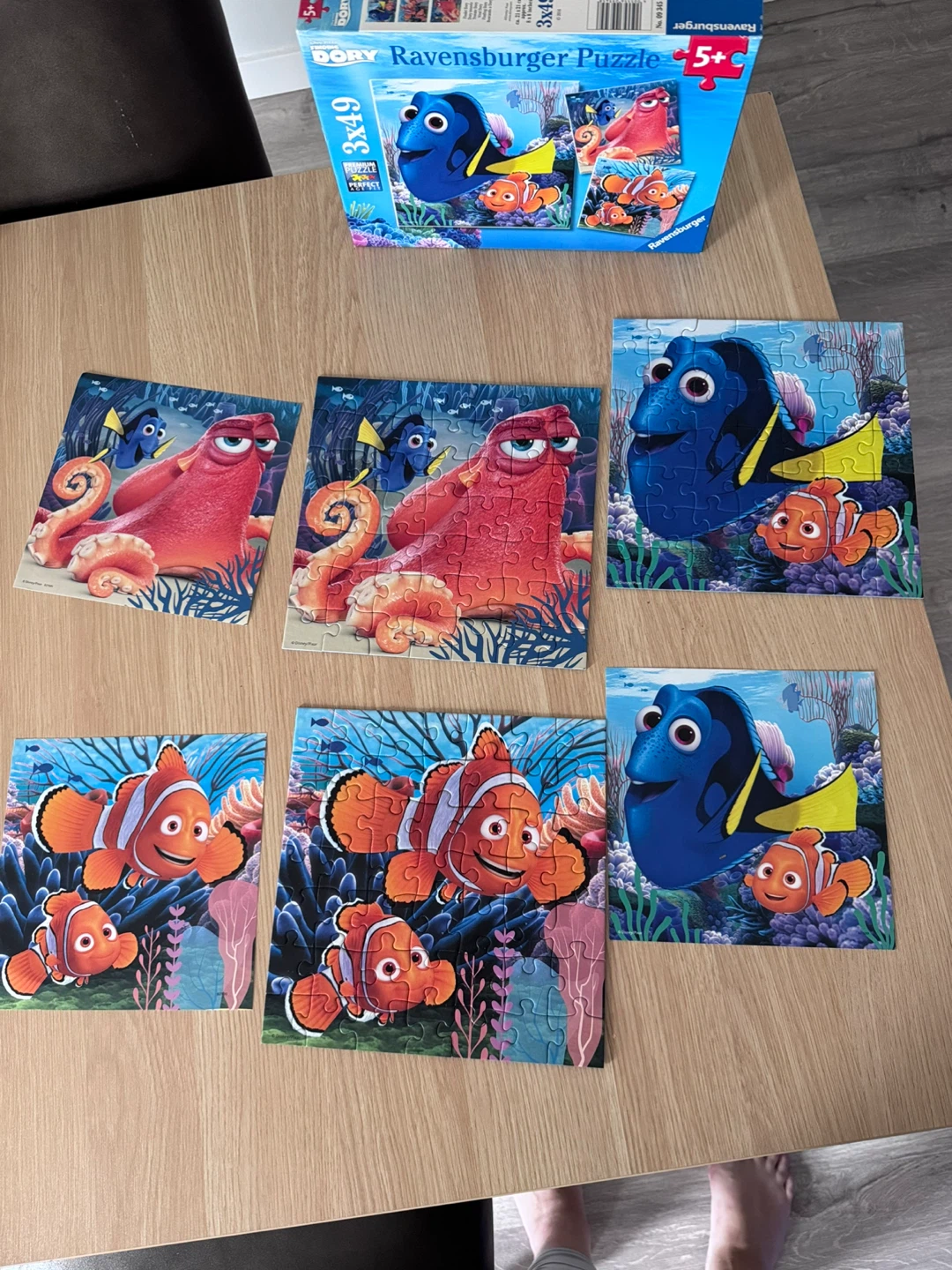 Finding Dory Ravensburger Puzzle 3x49 Pieces - photo 2