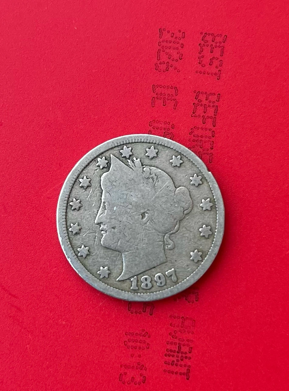 1897 US Liberty Head V Nickel - photo 2