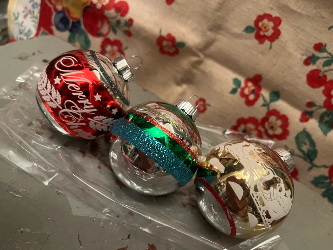 Shiny Brite ornament lot