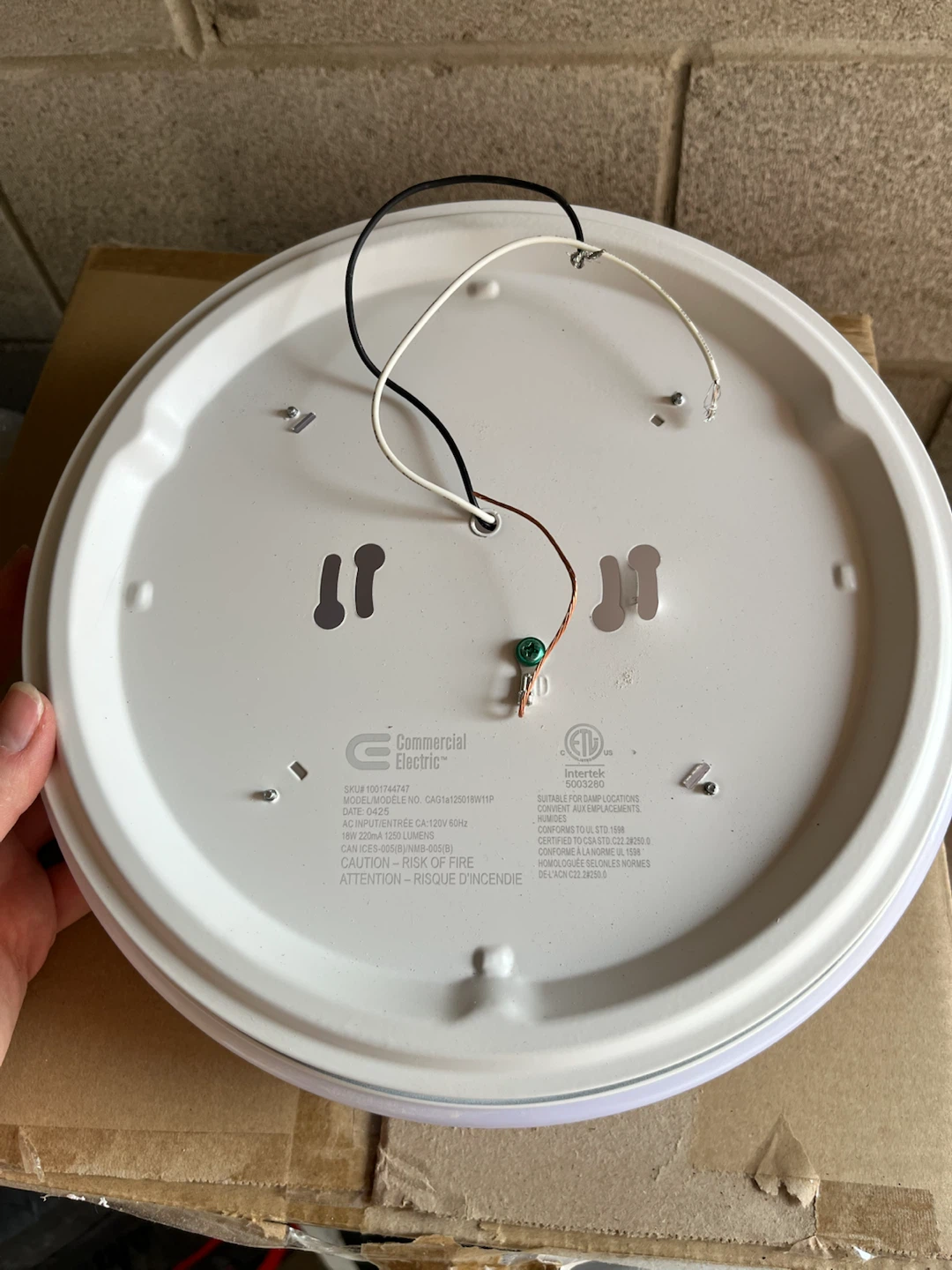 Commercial Electric Flush Mount Light - photo 2