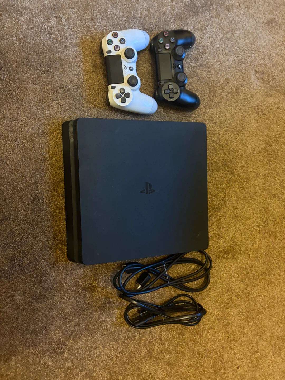 PlayStation 4 Slim Console with 2 Controllers - photo 2