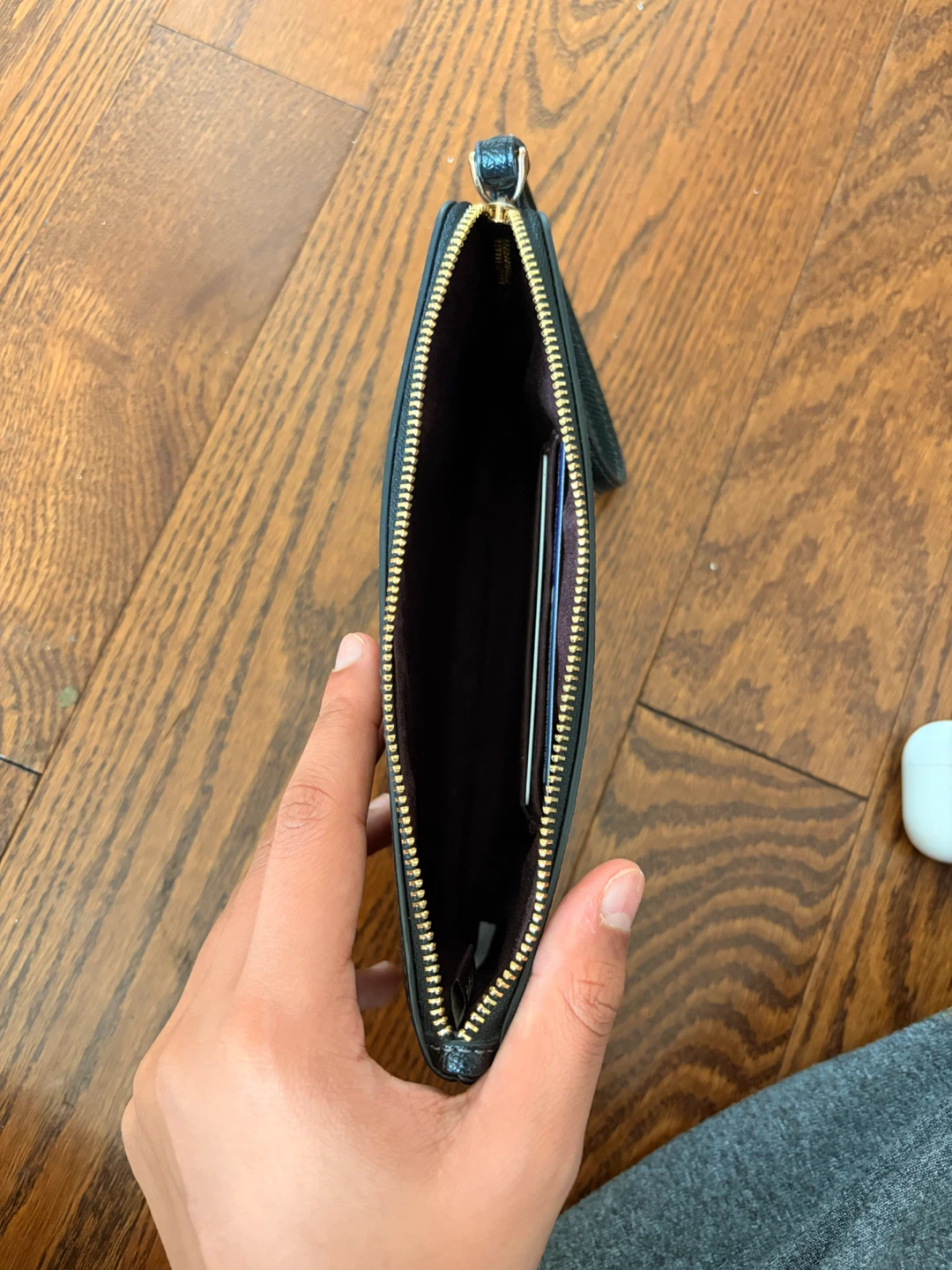 Coach Black Leather Wristlet Pouch - photo 3