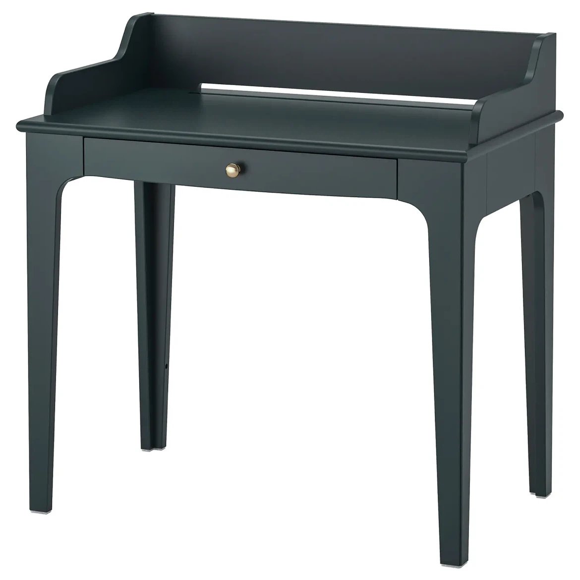Sleek Ikea desk in dark green - photo 3