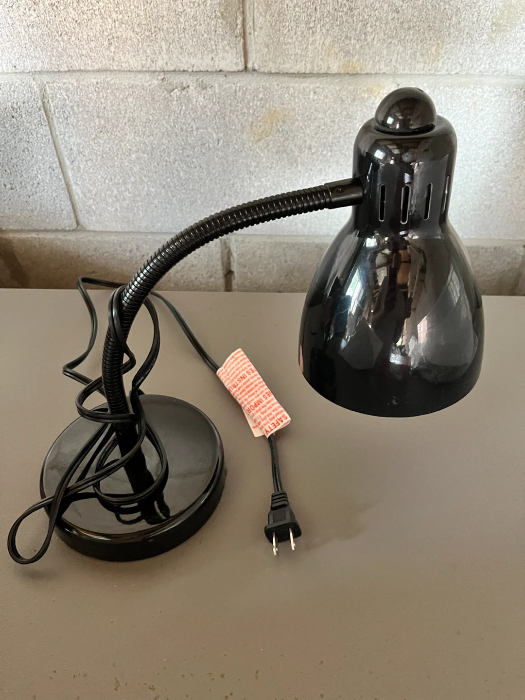 Black Gooseneck Desk Lamp