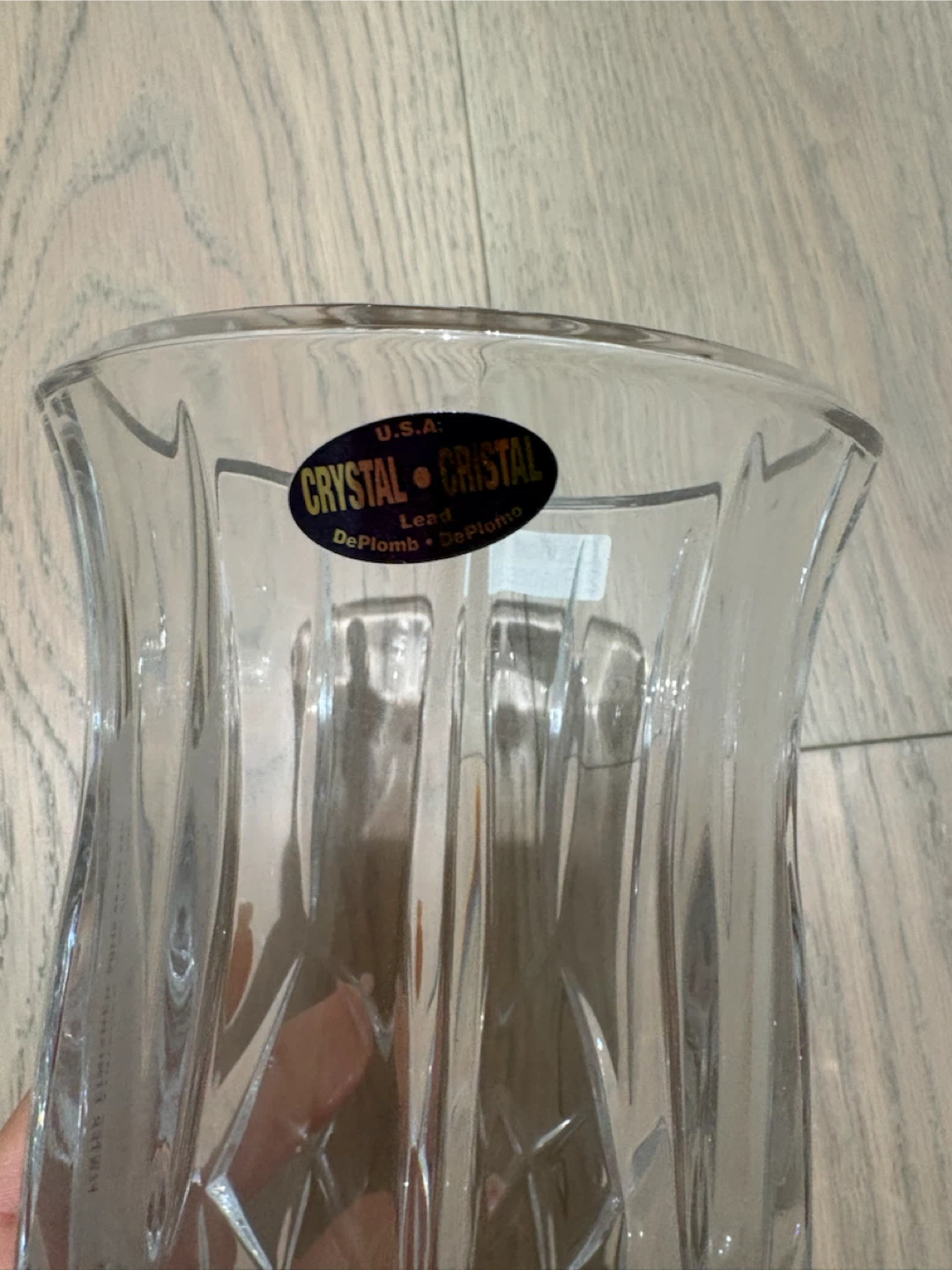 Toscany Crystal & Pewter Hurricane Candle Holder - photo 5