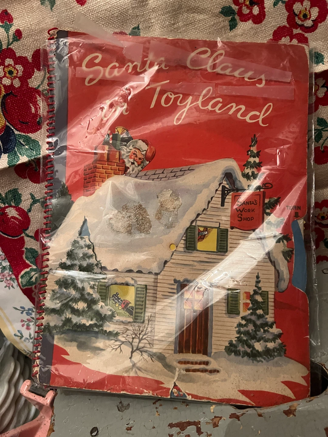 Vintage Christmas Santa book - photo 2