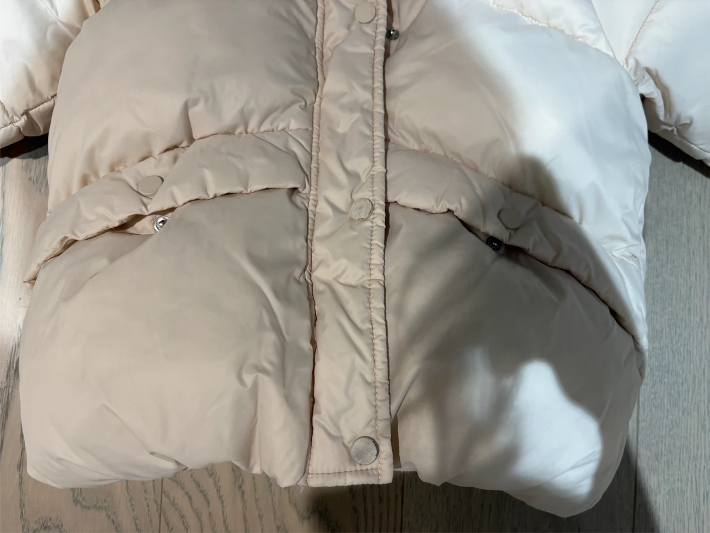 Zara Kids Puffer Jacket Cream Size 5-6 Years - photo 3