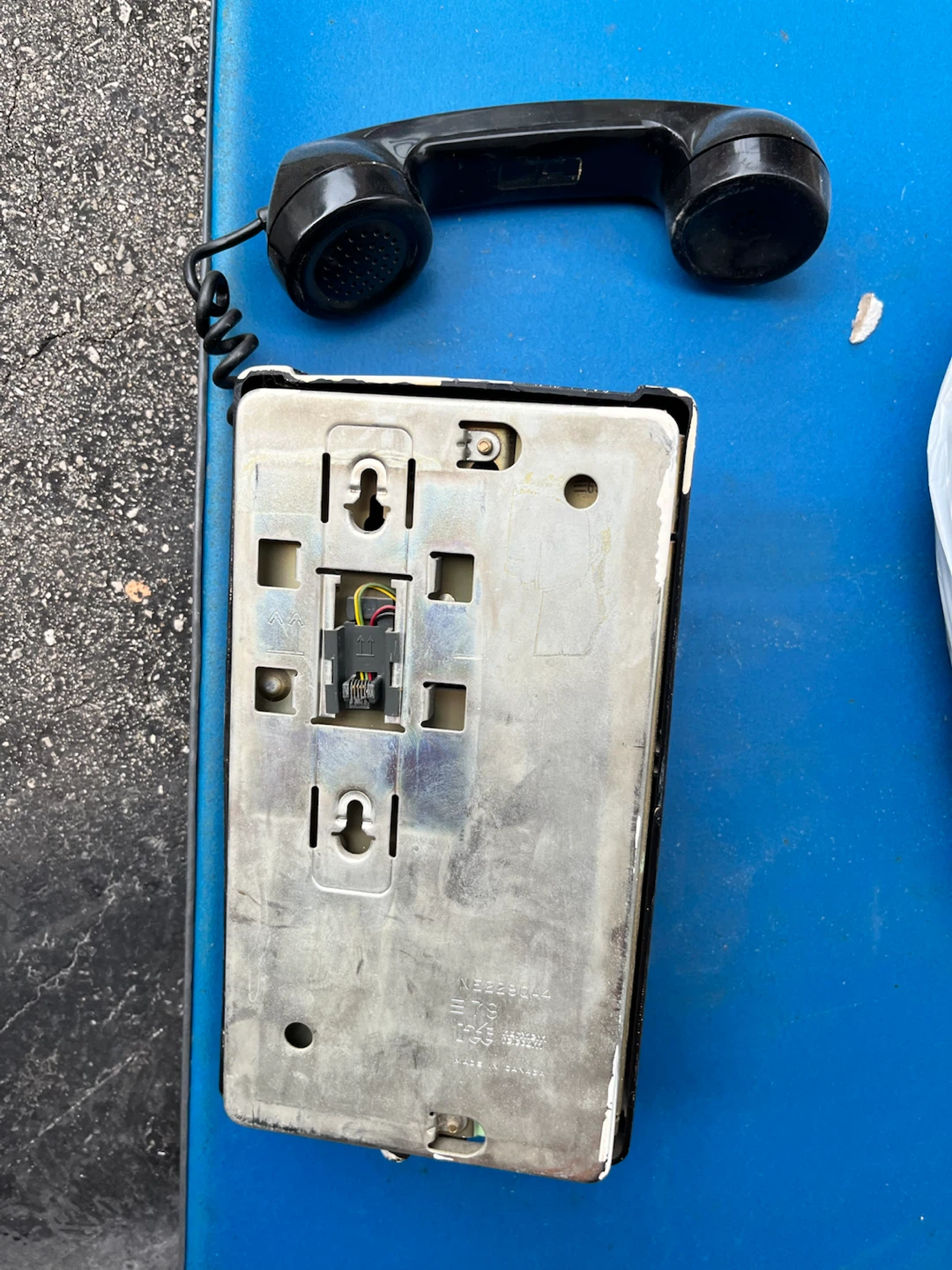 Vintage Black Rotary Wall Phone - photo 3