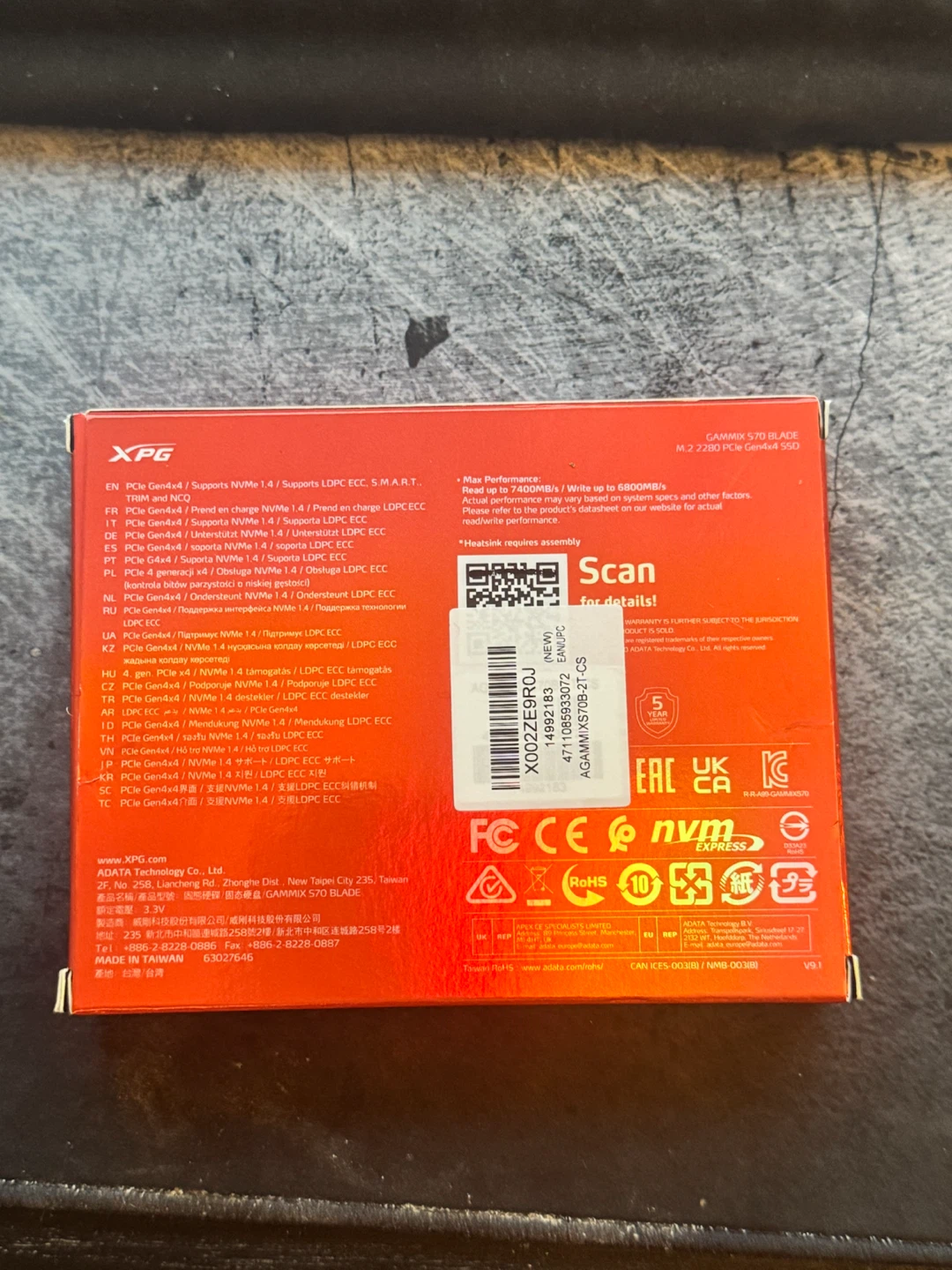 Gammix Blade S70 2TB SSD - photo 2