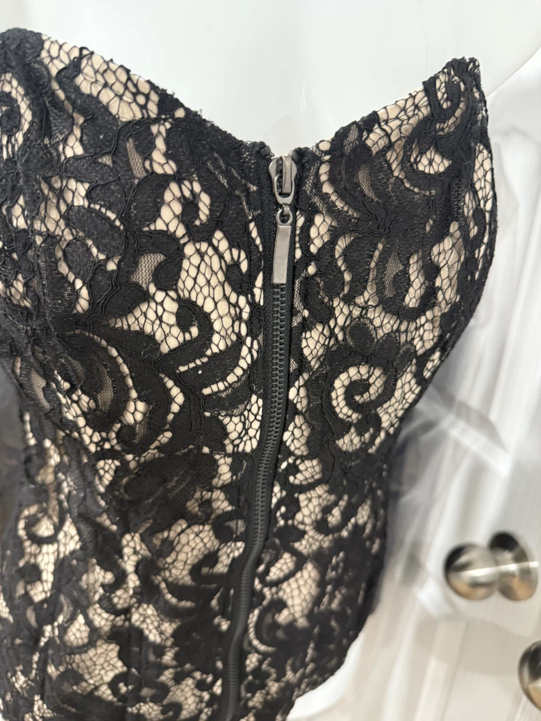 Black Lace Corset Top - photo 4