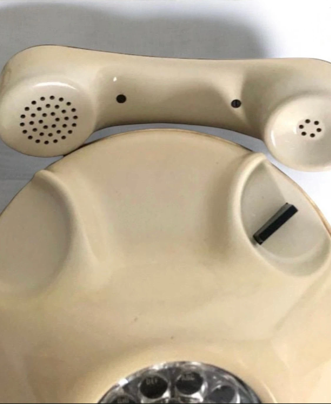Vintage Rotary Dial Telephone - Beige - photo 5