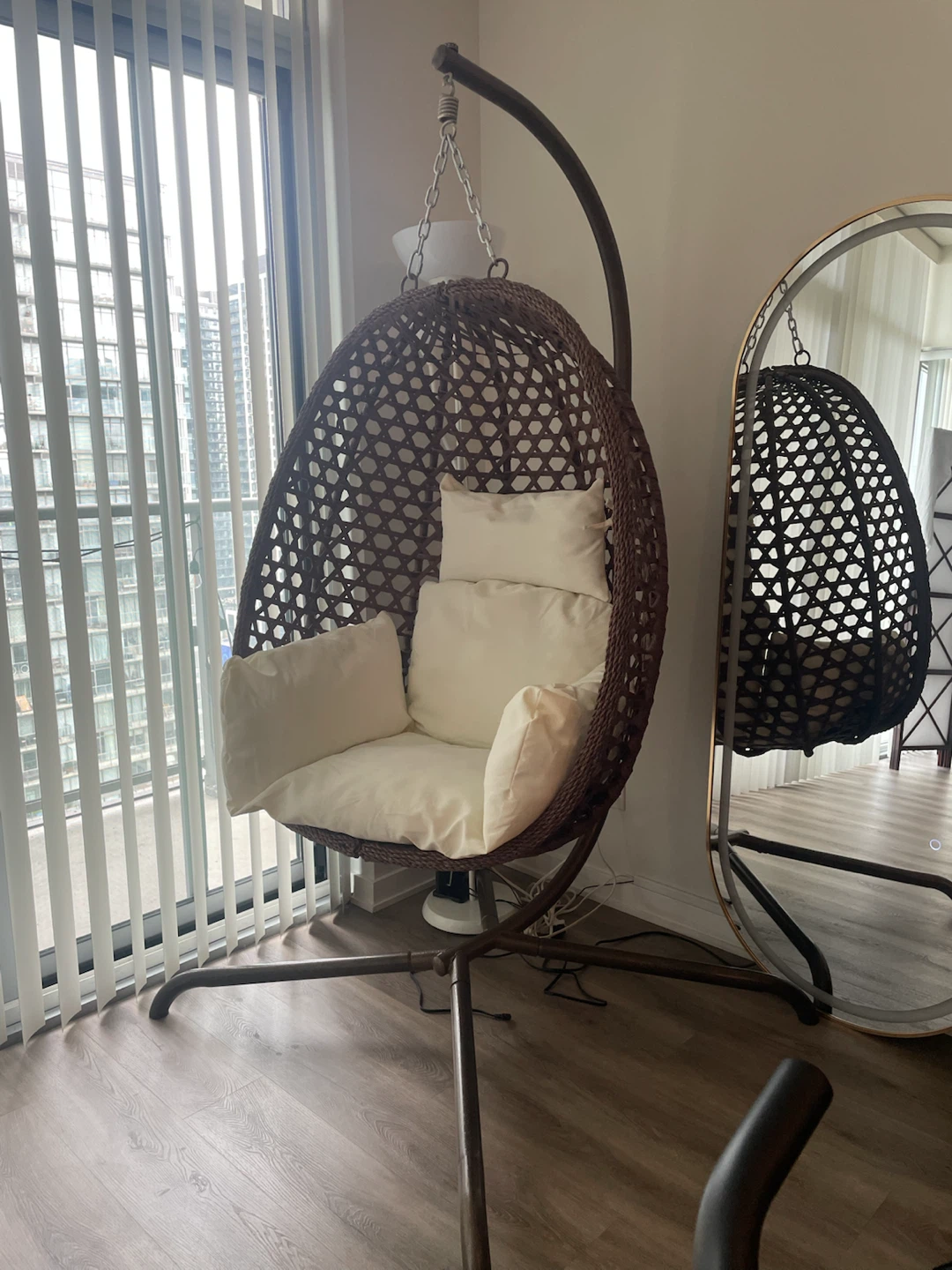 Hanging Egg Chair with Stand