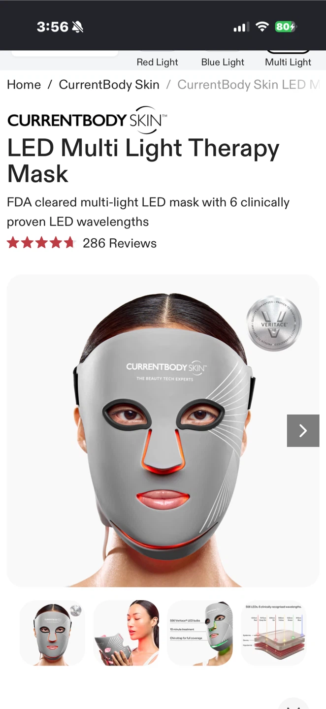 Current Body LED  face mask and neck