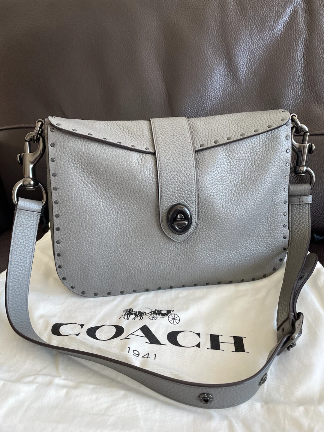 Coach Leather Shoulder Bag