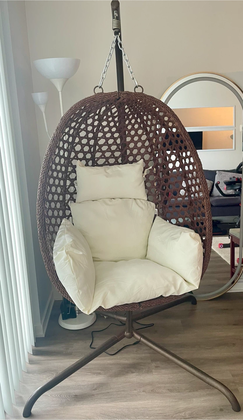 Hanging Egg Chair with Stand - photo 2