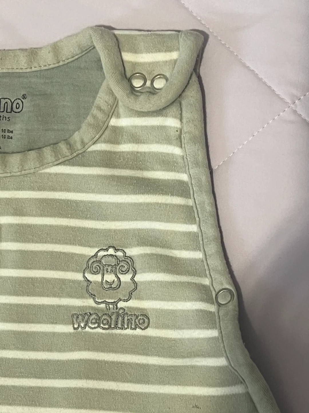 Woolino Sleep Sack 2-24 Months ( sage and beige) - photo 3