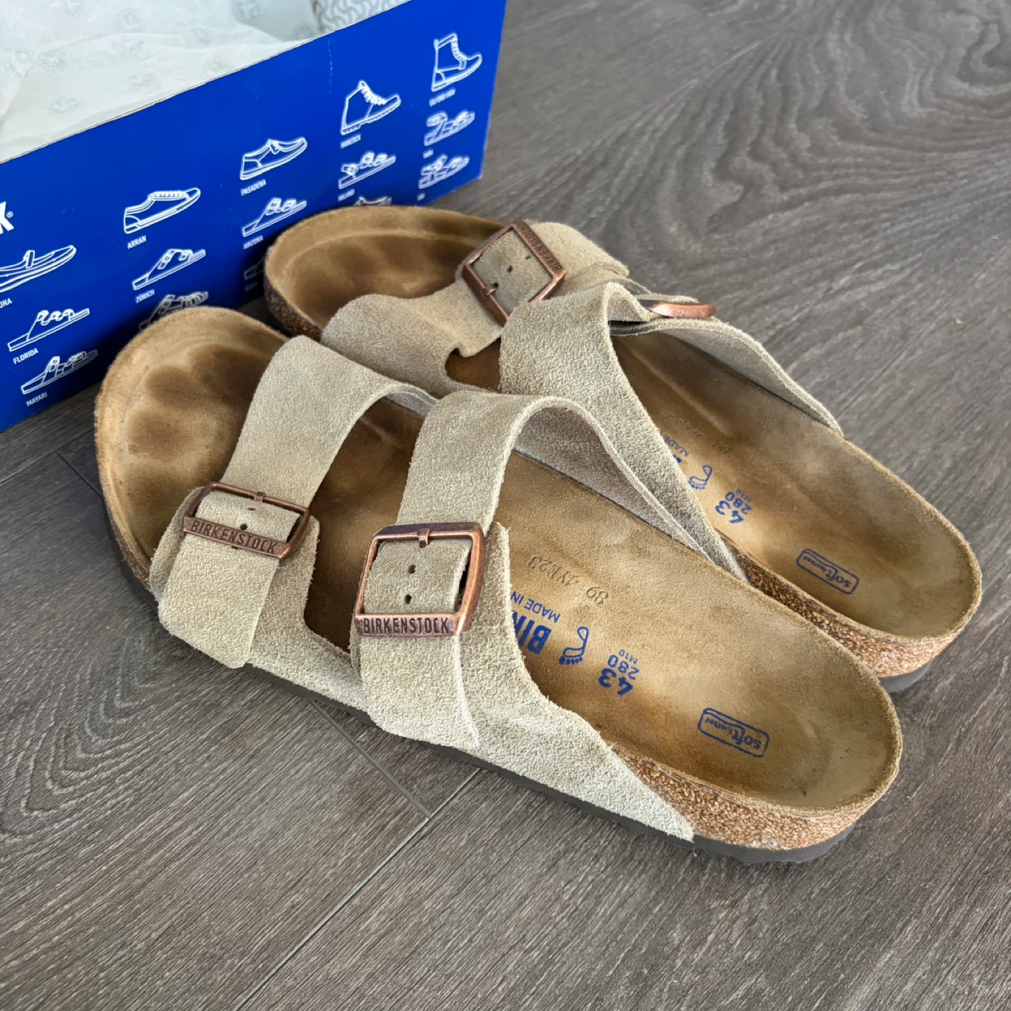 BIRKENSTOCK Arizona Sandals US 10 - NEW! - photo 2