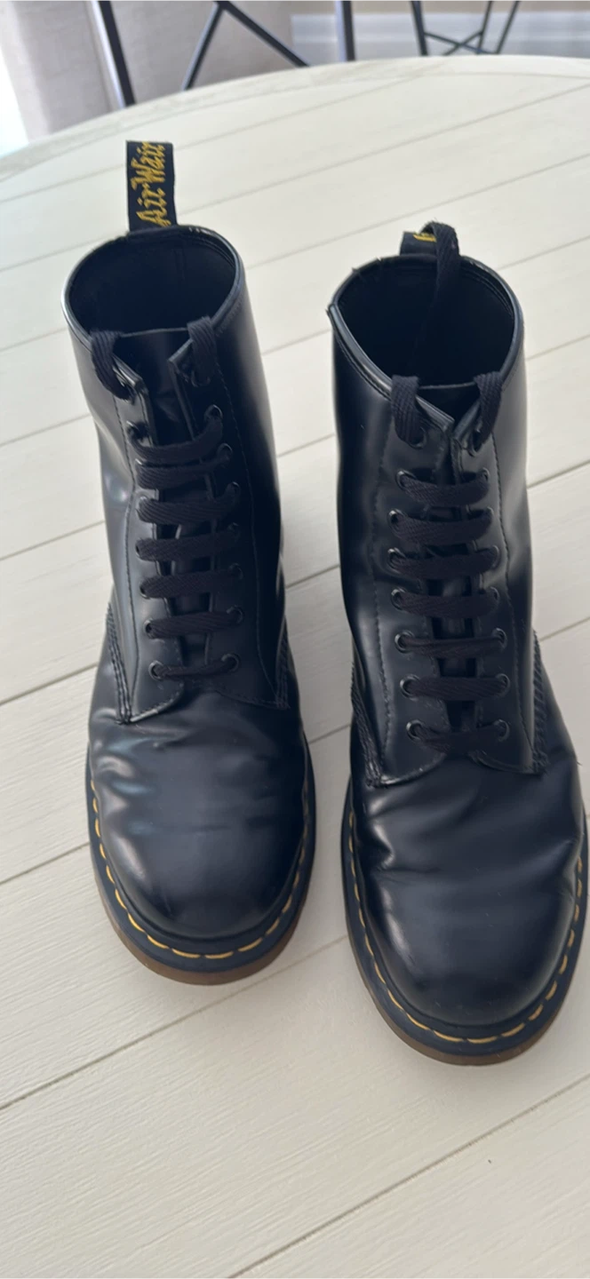 Dr. Martens Black Leather Boots