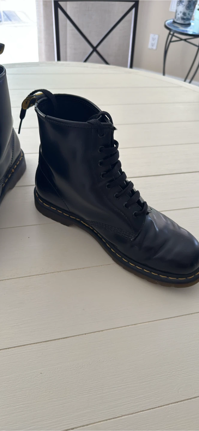 Dr. Martens Black Leather Boots - photo 2