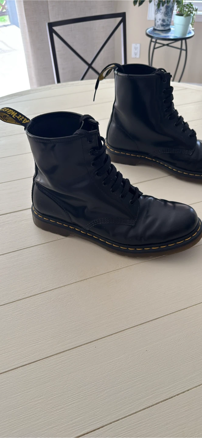 Dr. Martens Black Leather Boots - photo 3