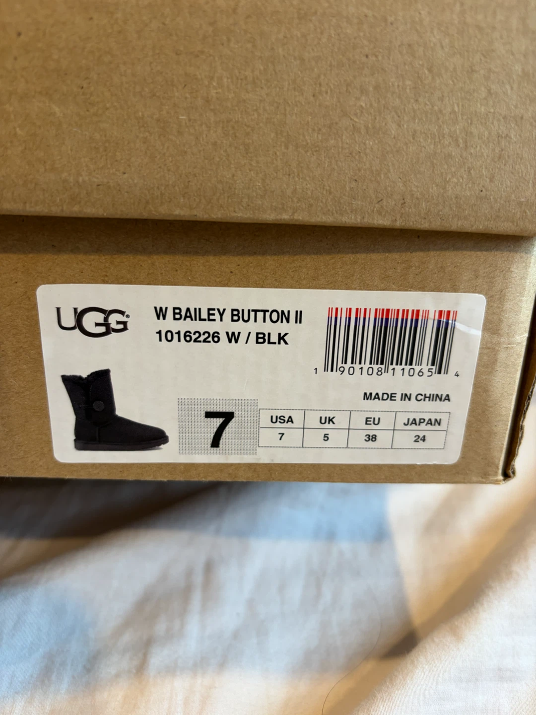 UGG W Bailey Button II Boots - Black