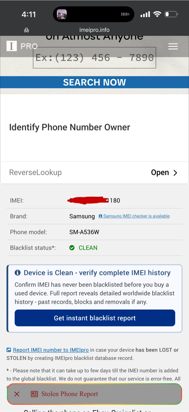 SAMSUNG GALAXY A53 5G, clean imei - photo 5