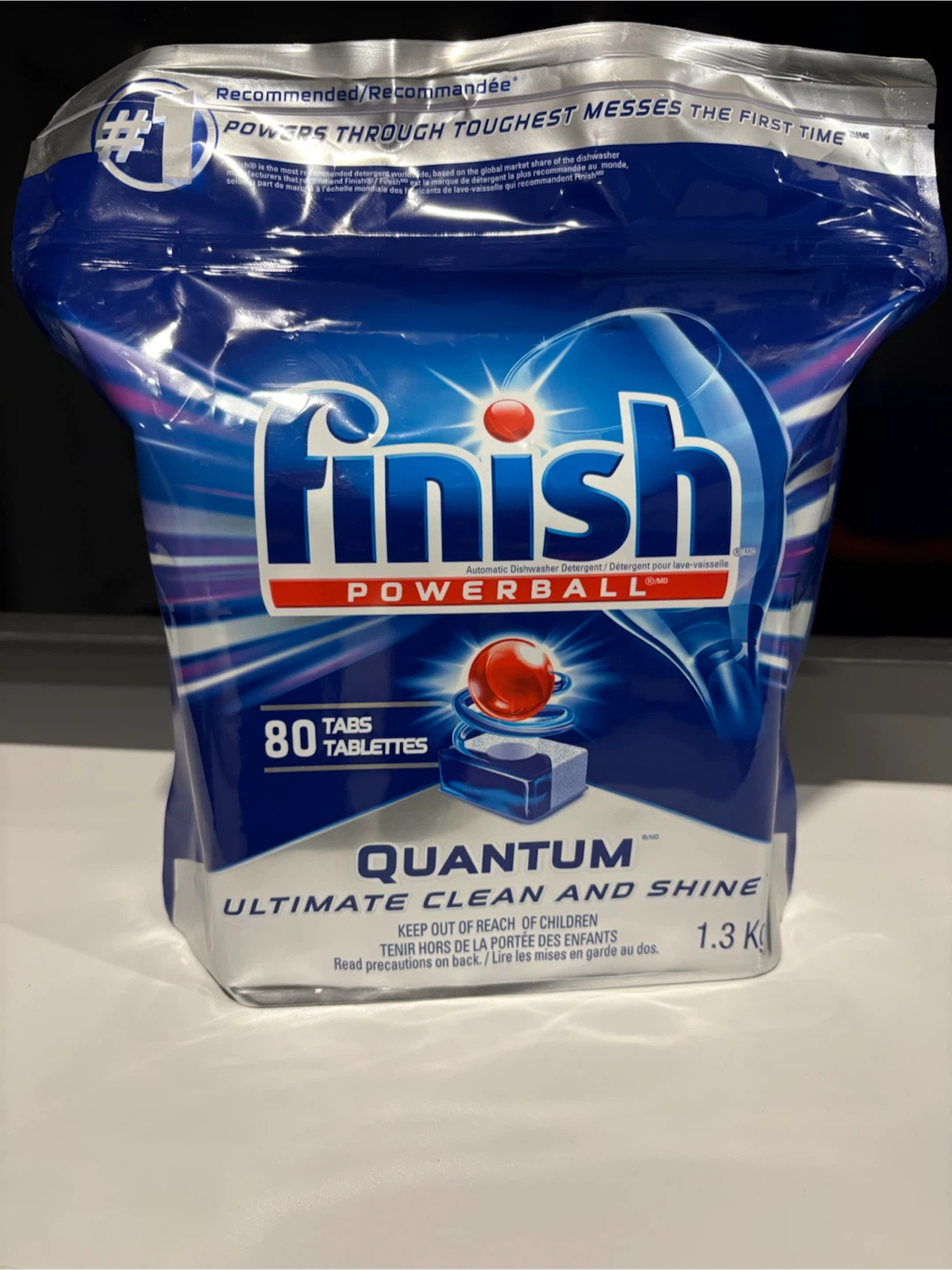 Finish Quantum Dishwasher Detergent Tabs - 80 Tabs