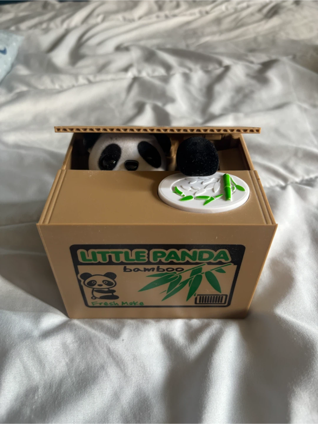 Little Panda Bamboo Coin Bank - photo 3