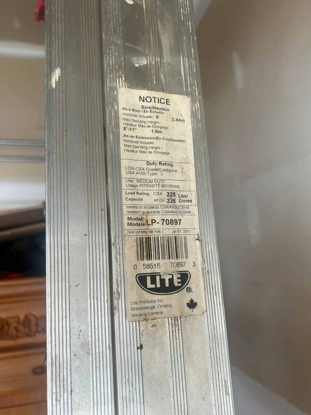 LITE LP-70897 Step Ladder - photo 2