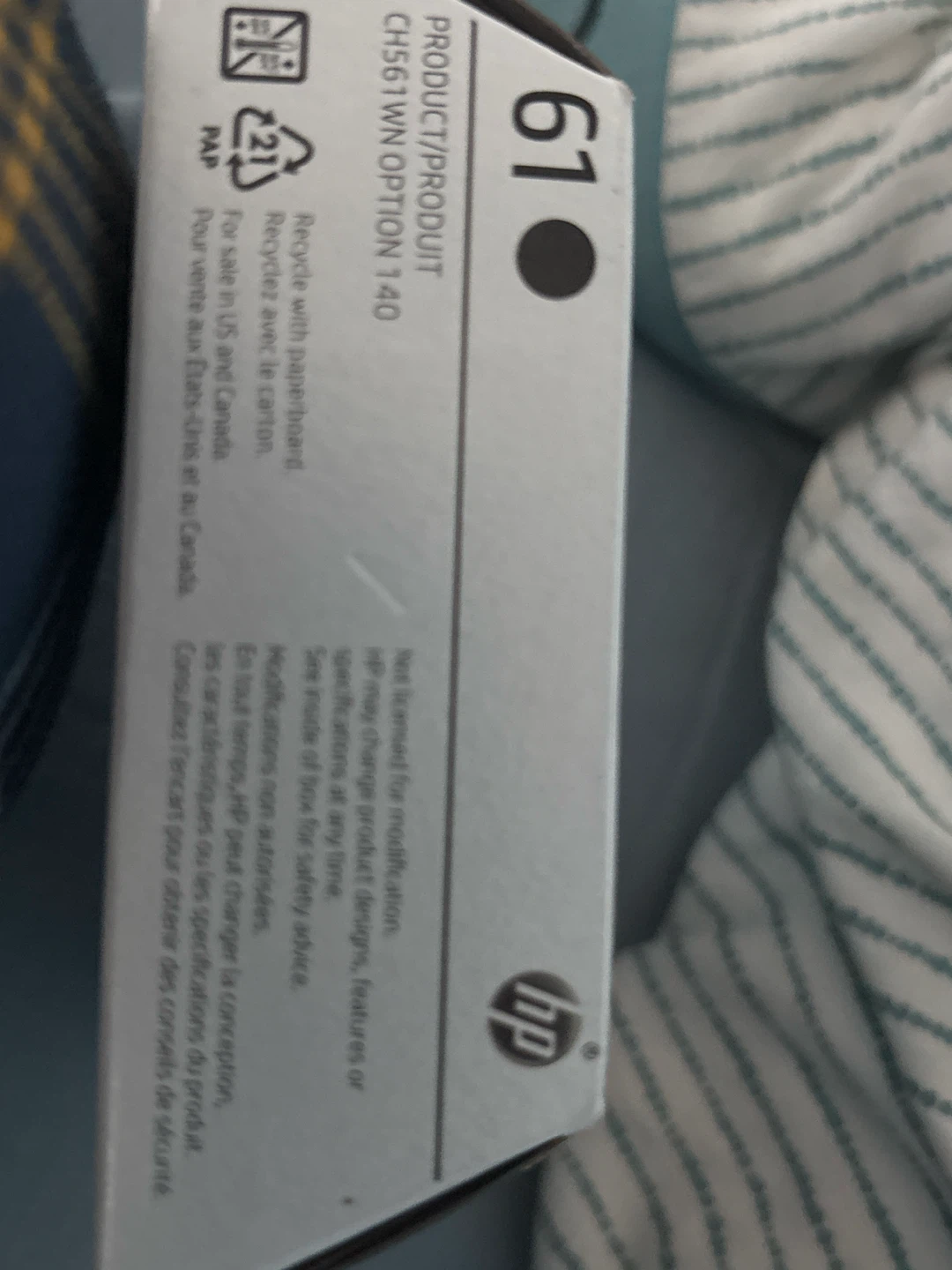 BRAND NEWHP 61 Black Ink Cartridge - photo 5