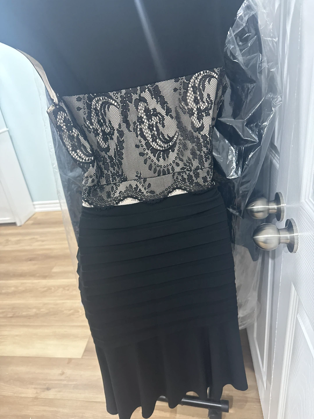 Black Lace Cocktail Dress with Jacket - photo 2