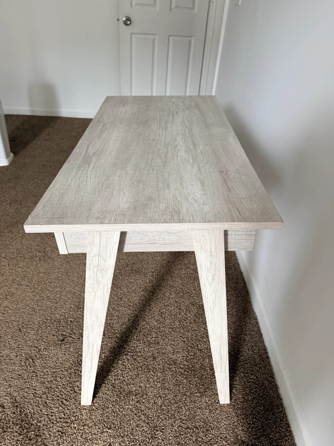 Light Wood Desk with Drawer - photo 3