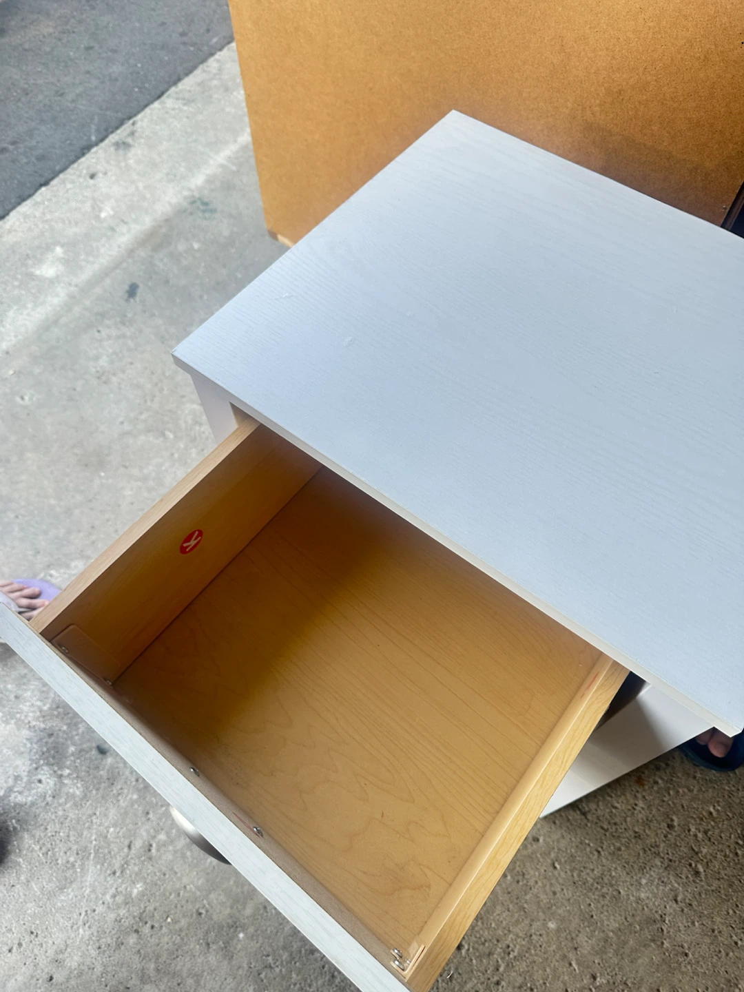Ikea White Nightstand - photo 5