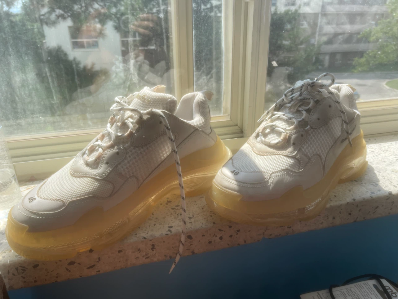 Balenciaga Triple S clear sole white size 46/13 - photo 3